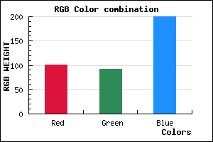 rgb background color #655CC8 mixer