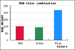 rgb background color #655DDB mixer
