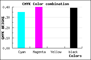 #655E9C color CMYK mixer