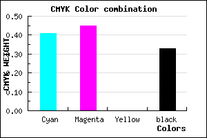 #655EAA color CMYK mixer