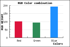 rgb background color #655EC0 mixer