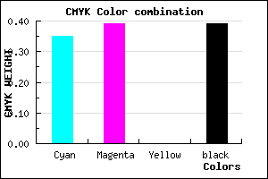 #655F9B color CMYK mixer
