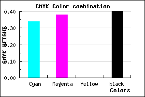 #65609A color CMYK mixer
