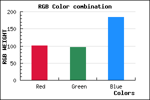 rgb background color #6560B8 mixer