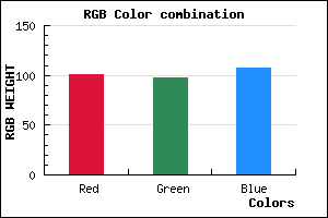 rgb background color #65616B mixer