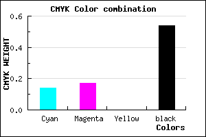 #656175 color CMYK mixer