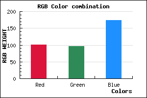 rgb background color #6561AD mixer