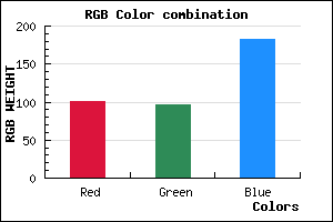 rgb background color #6561B7 mixer