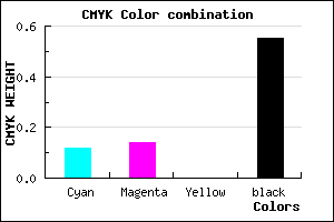 #656373 color CMYK mixer