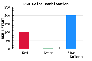 rgb background color #6601C9 mixer
