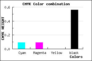 #666670 color CMYK mixer