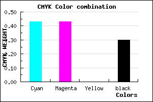 #6666B2 color CMYK mixer