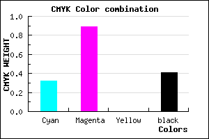 #661197 color CMYK mixer