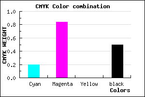 #661480 color CMYK mixer