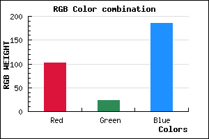 rgb background color #6618BA mixer