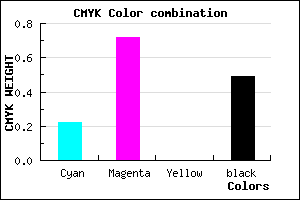 #662482 color CMYK mixer