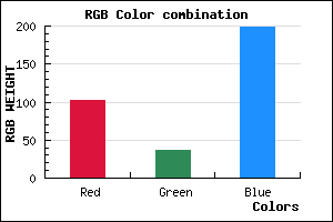 rgb background color #6624C6 mixer