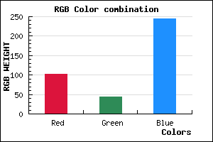 rgb background color #662CF5 mixer