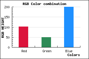 rgb background color #6632C8 mixer