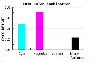 #6638C4 color CMYK mixer