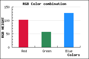 rgb background color #66397F mixer