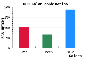 rgb background color #6641BB mixer