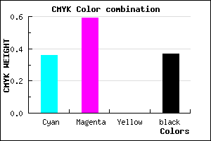 #6642A0 color CMYK mixer