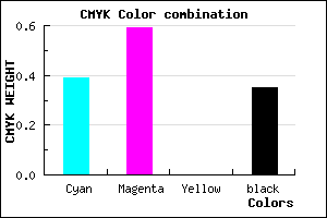 #6644A6 color CMYK mixer
