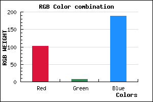rgb background color #6607BD mixer