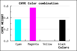 #6646A2 color CMYK mixer