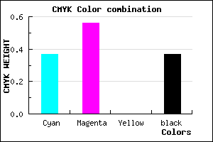 #6647A1 color CMYK mixer