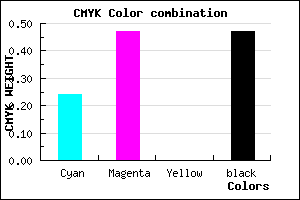 #664887 color CMYK mixer