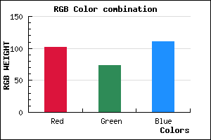 rgb background color #66496F mixer