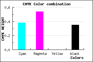 #664CA5 color CMYK mixer