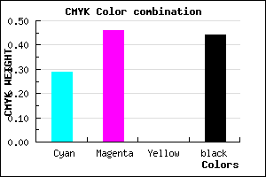 #664D8F color CMYK mixer