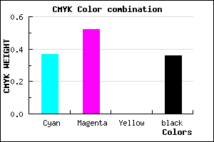#664EA2 color CMYK mixer