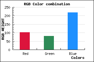 rgb background color #6651DB mixer
