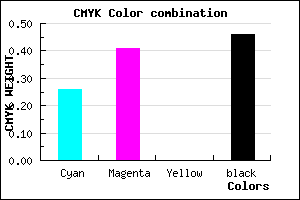#66528A color CMYK mixer