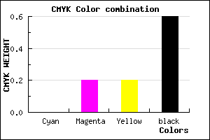 #665252 color CMYK mixer