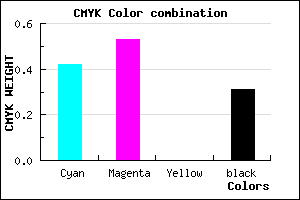 #6653B0 color CMYK mixer