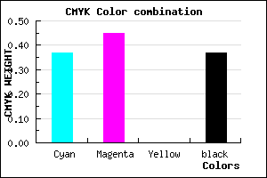 #6659A1 color CMYK mixer
