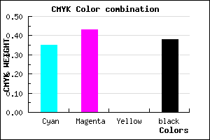 #665A9D color CMYK mixer