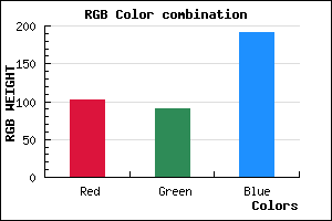 rgb background color #665ABF mixer