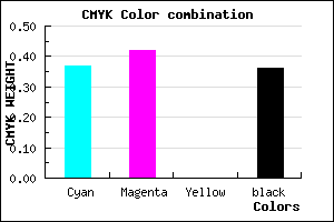 #665EA2 color CMYK mixer
