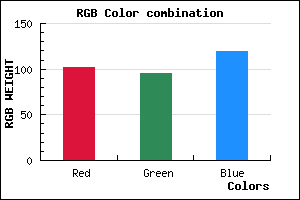 rgb background color #665F77 mixer
