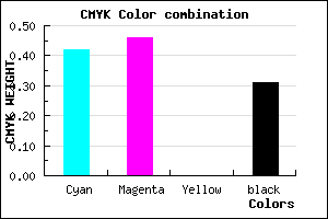 #665FAF color CMYK mixer