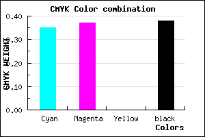 #66639D color CMYK mixer