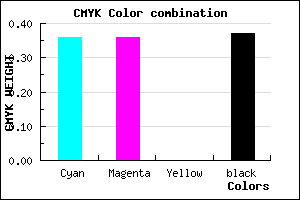 #6767A1 color CMYK mixer
