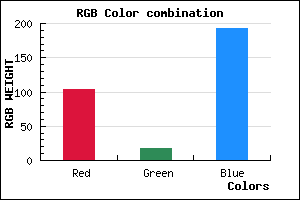 rgb background color #6712C1 mixer
