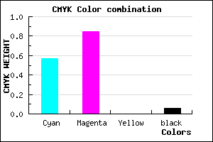 #6723F0 color CMYK mixer